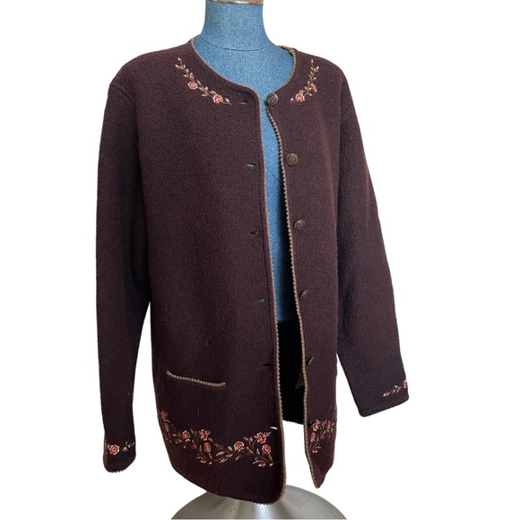 Vintage 100% Wool Coat - Picture 2 of 4